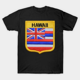 Hawaii State Flag Crest Patch T-Shirt